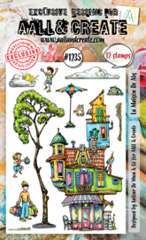 #1235 - A6 STAMP SET - LA MAISON DE ABS