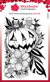 Pumpkin Flowers Clear Stamps (