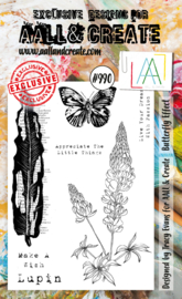 990 - A6 STAMP SET - BUTTERFLY EFFECT