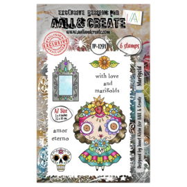 Witchlets & Weirdlings A7 Stamp Set Marigold