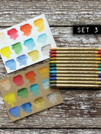 Distress Watercolor Pencils Kit 3.  12stuks