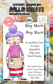 935 - A7 STAMP SET - BOY MUM