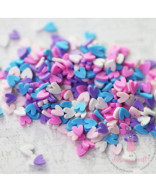 Shaker Slices Pastel Hearts 8g