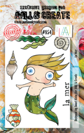 #854 - A7 CLEAR STAMP SET - LA MER