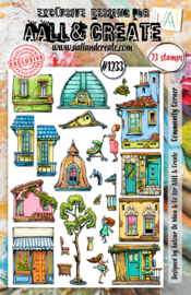 #1233 - A5 STAMP SET - COMMUNITY CORNER