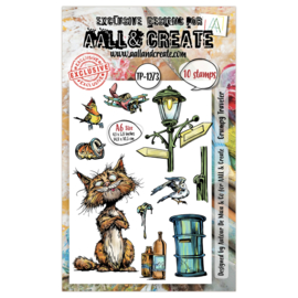 #1273 - A6 Stamp Set - Grumpy Traveler