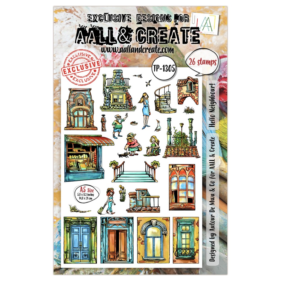 AALLtropolis Stamp Set A5 Hello Neighbour!