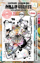 #1246 - A7 STAMP SET - INKBLOT CHRONICLES