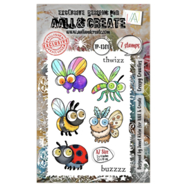 Witchlets & Weirdlings A7 Stamp Set Creepy Crawlies