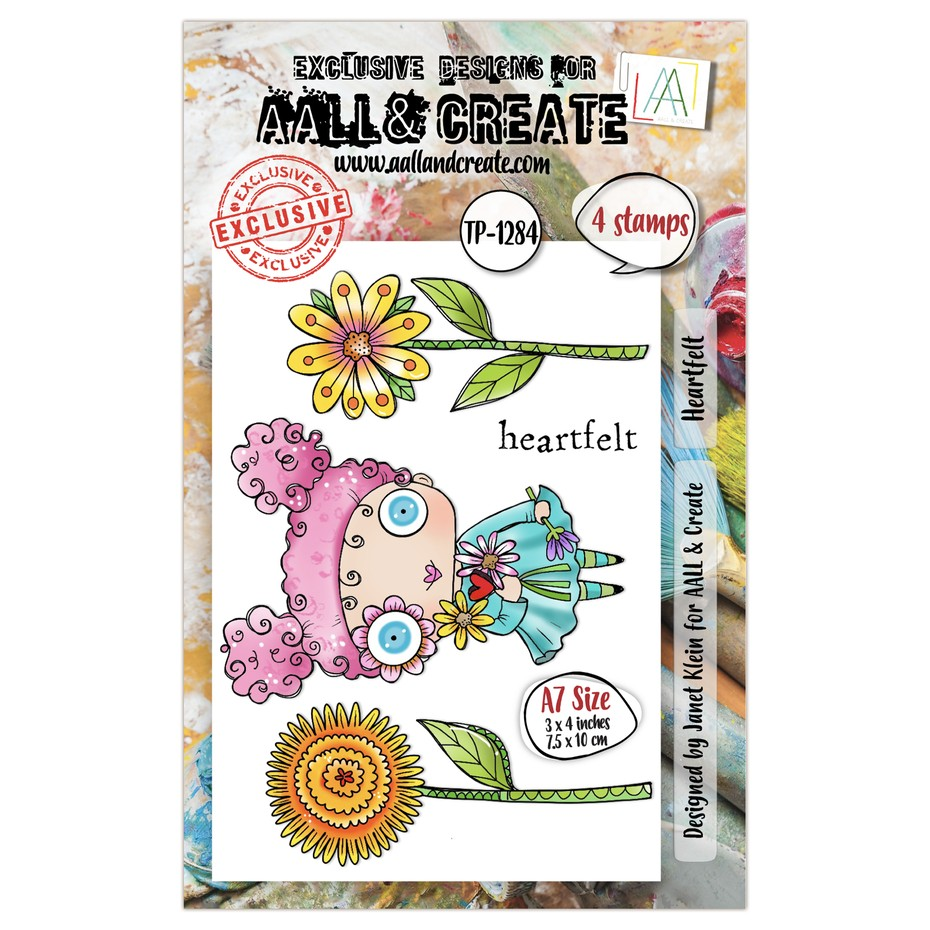 A Year in Bloom A7 Stamp Set Heartfelt