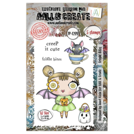 Witchlets & Weirdlings A7 Stamp Set Fright Bites