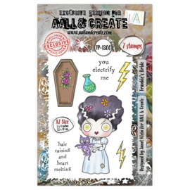 Witchlets & Weirdlings A7 Stamp Set Frankie's Bride