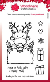 Festive Rudolph Clear Stamps