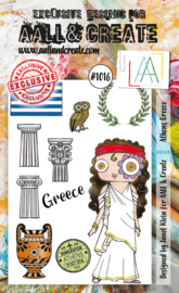 1016 - A6 STAMP SET - ATHENS GREECE