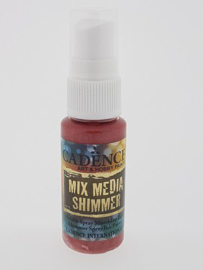 Mix Media Shimmer metallic spray Rood