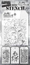 Set #10 Tim Holtz Layering Mini Stencil