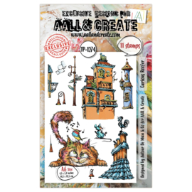 #1274 - A6 Stamp Set - Curious Roofer