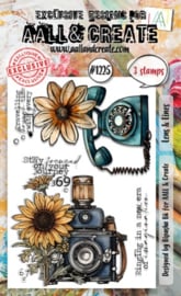 #1225 - A6 STAMP SET - LENS & LINES