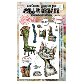#1272 - A6 Stamp Set - Mischief Meow