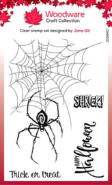 Creepy Spider Clear Stamps