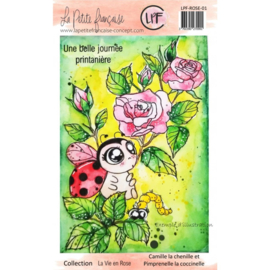 Collection La vie en rose - Camille la chenille et Pimprenelle la coccinelle