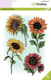 clearstamps A5 - Zonnebloemen GB Dimensional stamp