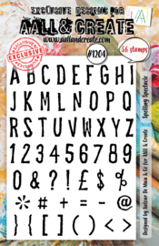 #1204 - A5 STAMP SET - SPELLING SPECTACLE