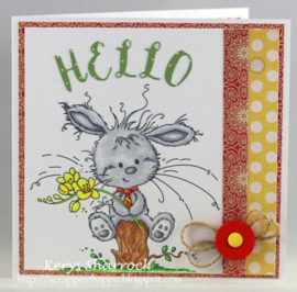 Freesia Rubber Cling Stamp