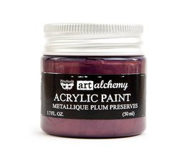 Art Alchemy Acrylic Paint Metallique Plum Preserves