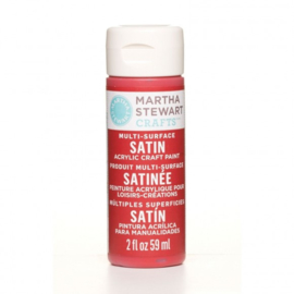 Martha Stewart • satin paint 59ml tartan red