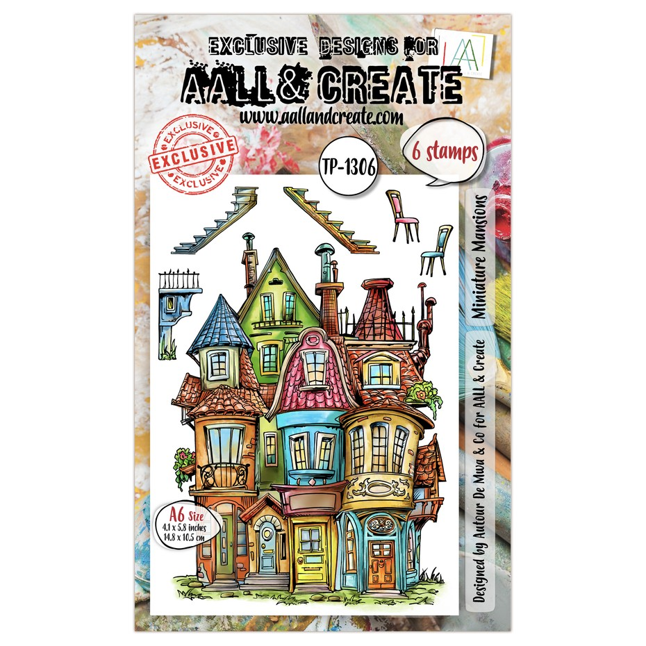 AALLtropolis Stamp Set A6 Miniature Mansions