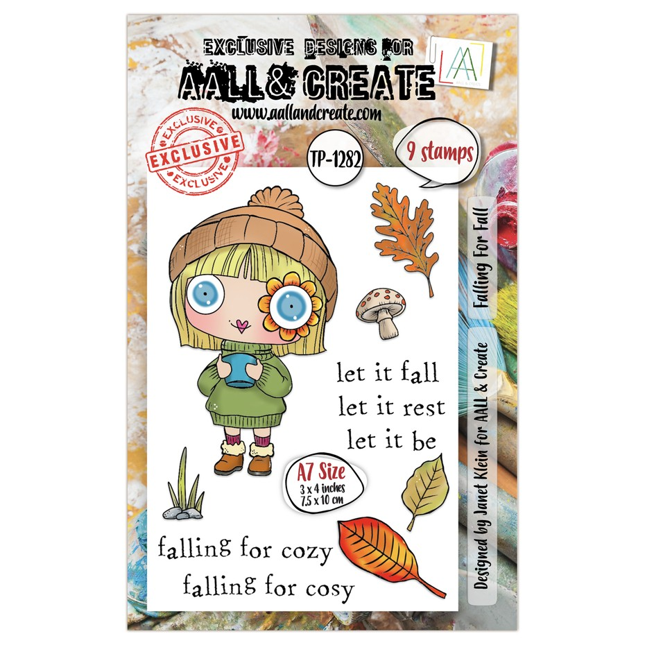 A Year in Bloom A7 Stamp Set Falling For Fall