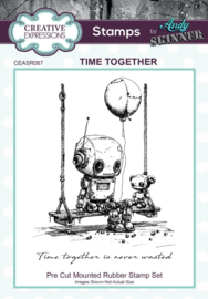 Pre-Cut Rubber Stamp Botology Time Together