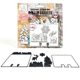 #74 - DIE-CUTTING DIE SET - SNOWLAND