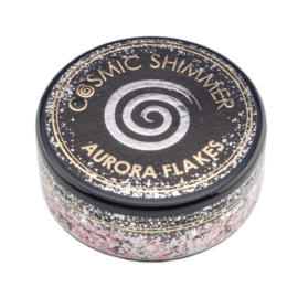 Cosmic Shimmer Aurora Flakes Icy Pink 50ml