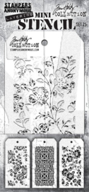 Set #25 Tim Holtz Layering Mini Stencil