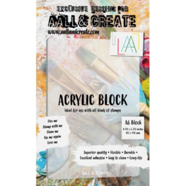 A6 Acrylic Block