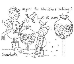 Anyone For Christmas Pudding Clear Stamps