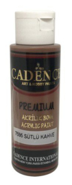 Premium acrylverf (semi mat) Melkbruin