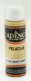 Premium acrylverf (semi mat) Oxide geel