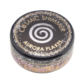 Cosmic Shimmer Aurora Flakes Morning Blush 50ml