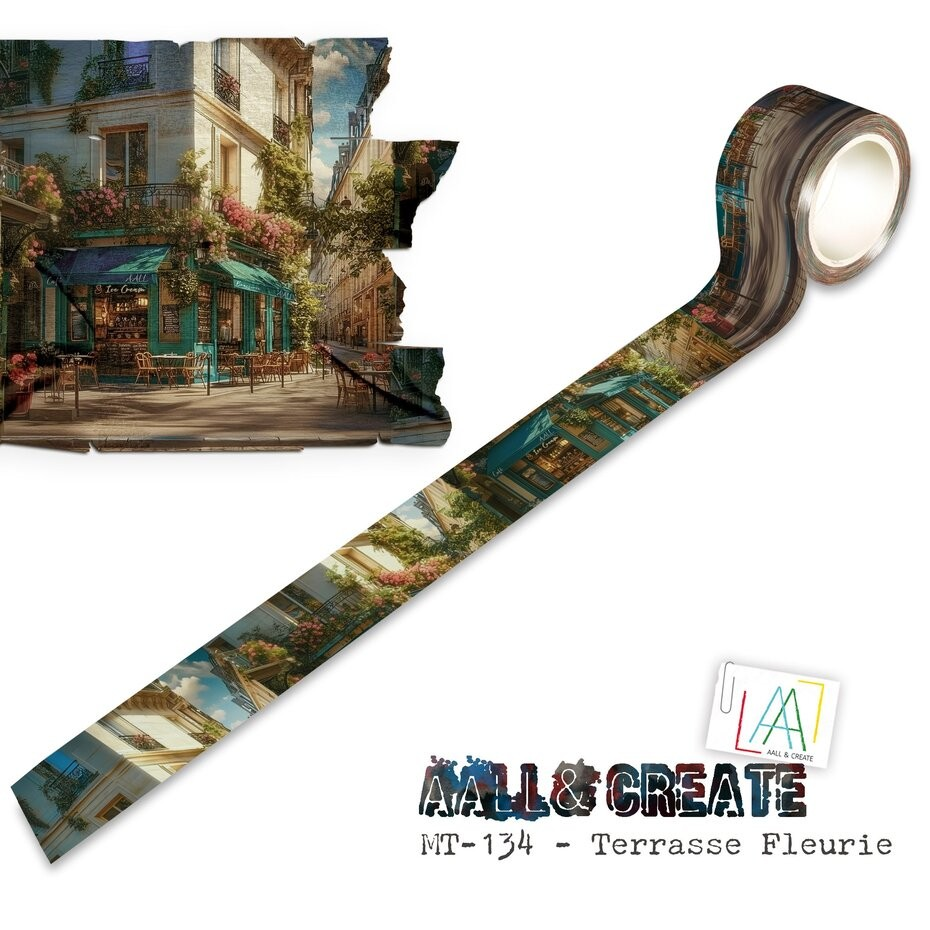 Layer-It-Up Washi Tape 25mm 10m Terrasse Fleurie