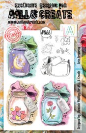 866 - A5 STAMPS - LOVE PRESERVES