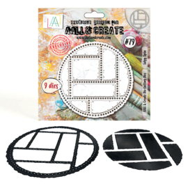 #79 - 18X18CM DIE-CUTTING DIE SET - EDGY SPIN
