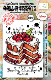 1140 - A7 STAMP SET - BLACK FOREST HELLO