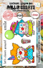 #1209 - A7 STAMP SET - CLOWN AROUND