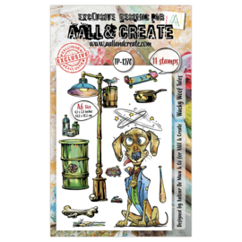 #1270 - A6 Stamp Set - Wacky Woof Tales