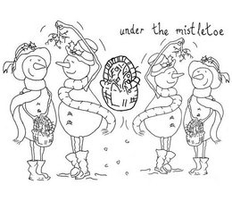 Under the Mistletoe Clear Stamps