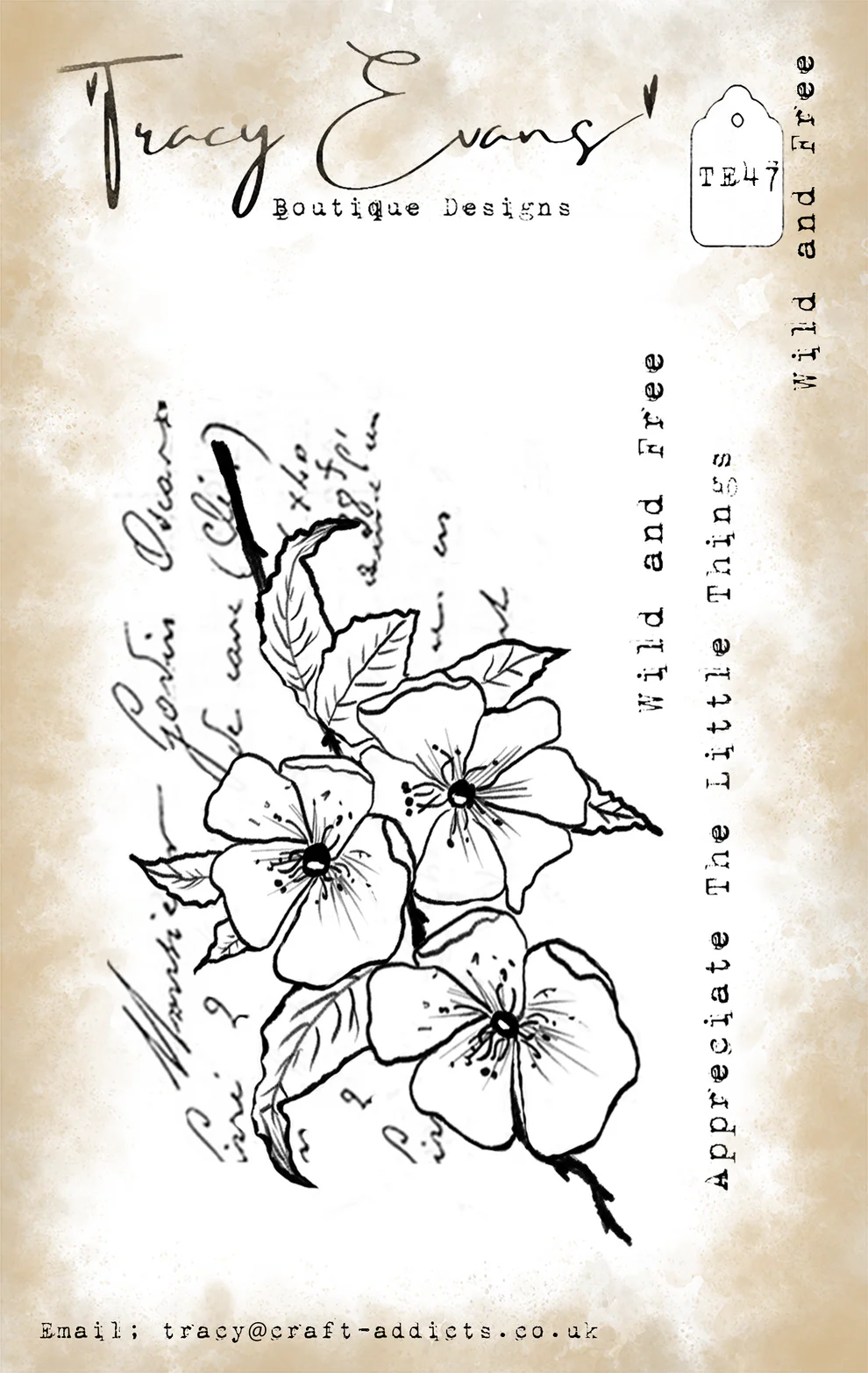 TE047 - Wild and Free (A7 Stamp)