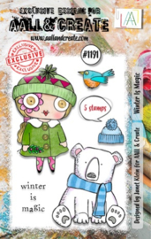 #1191 - A7 STAMP SET - WINTER IS MAGIC